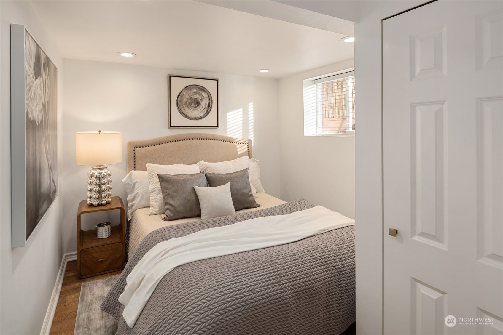 4335 Northeast 45th Street Seattle, WA 98105 - Photo 24 of 37 a bedroom with bed and a window