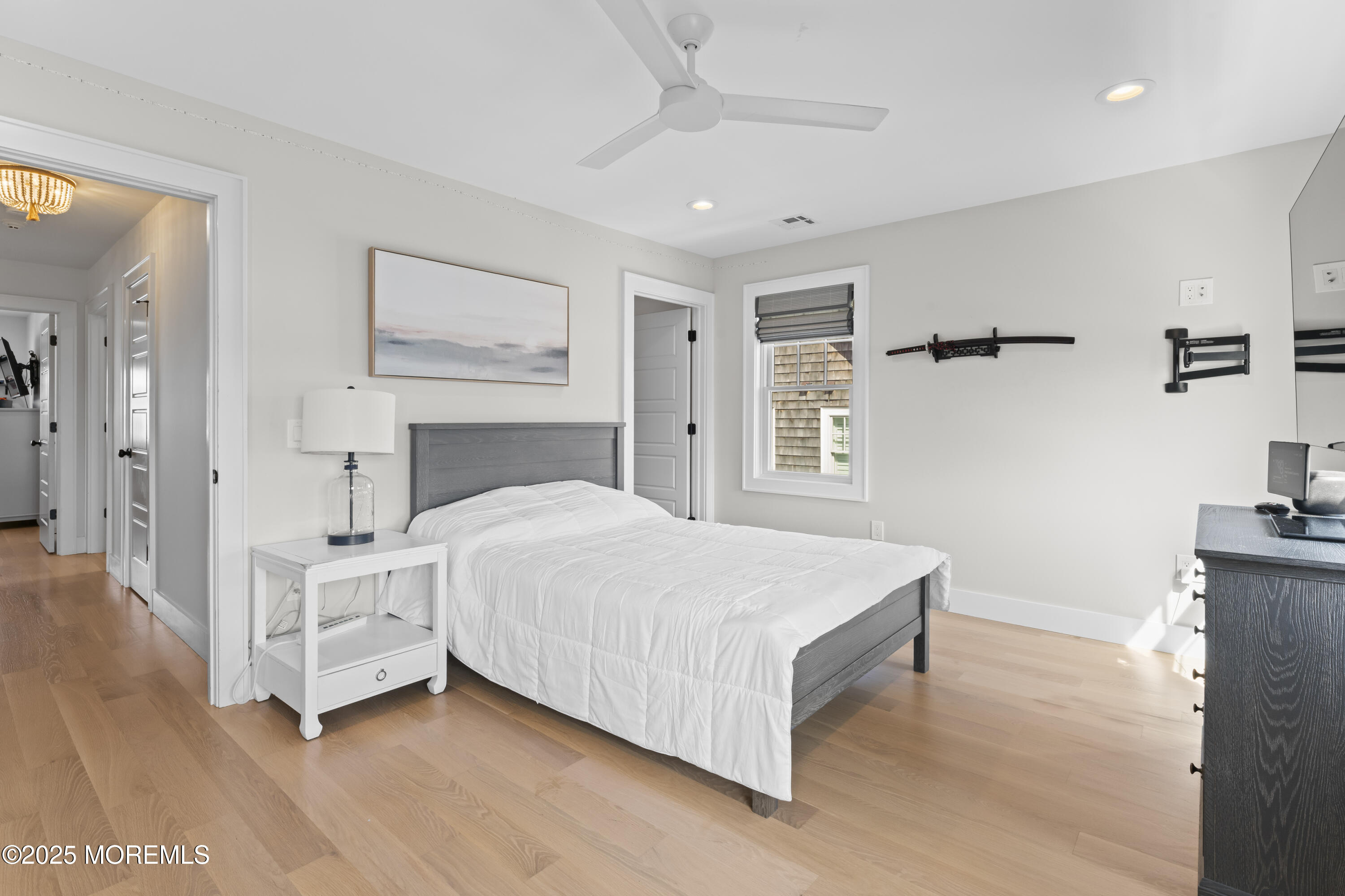 1819 Boat Point Drive Point Pleasant, NJ 08742 - Photo 31 of 48 a bedroom with a bed and a view of kitchen