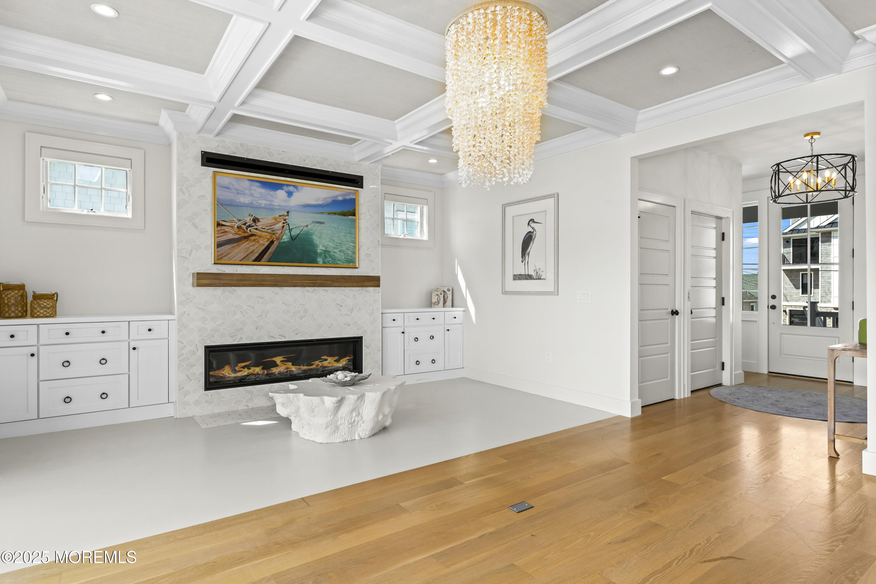 1819 Boat Point Drive Point Pleasant, NJ 08742 - Photo 4 of 48 a living room with furniture and a fireplace