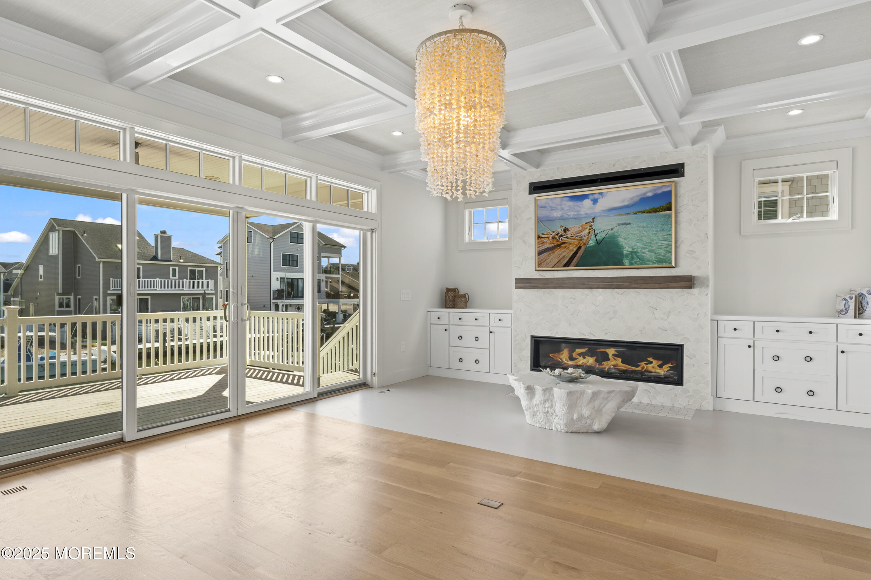 1819 Boat Point Drive Point Pleasant, NJ 08742 - Photo 6 of 48 a living room with furniture and a fireplace