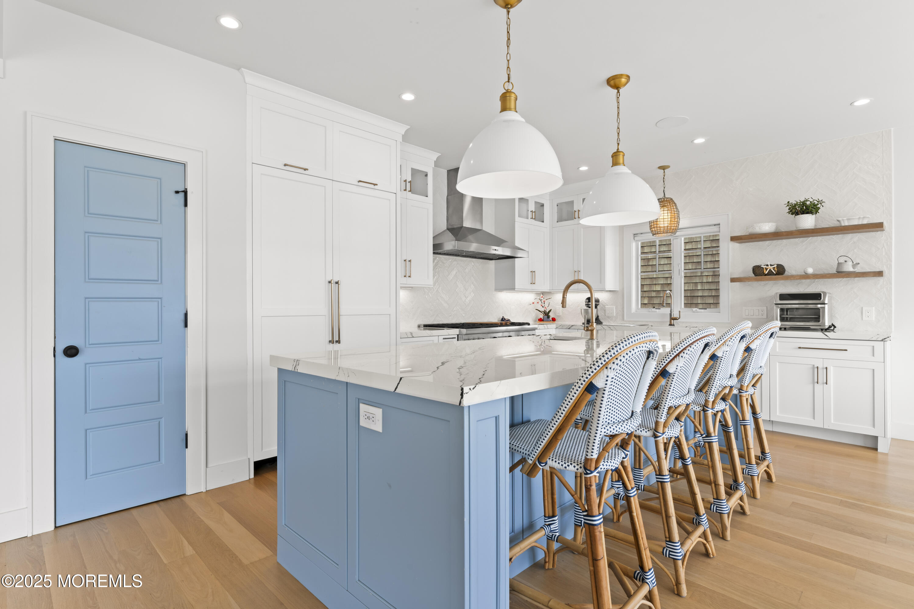 1819 Boat Point Drive Point Pleasant, NJ 08742 - Photo 7 of 48 a kitchen with stainless steel appliances kitchen island granite countertop a stove a sink and a refrigerator