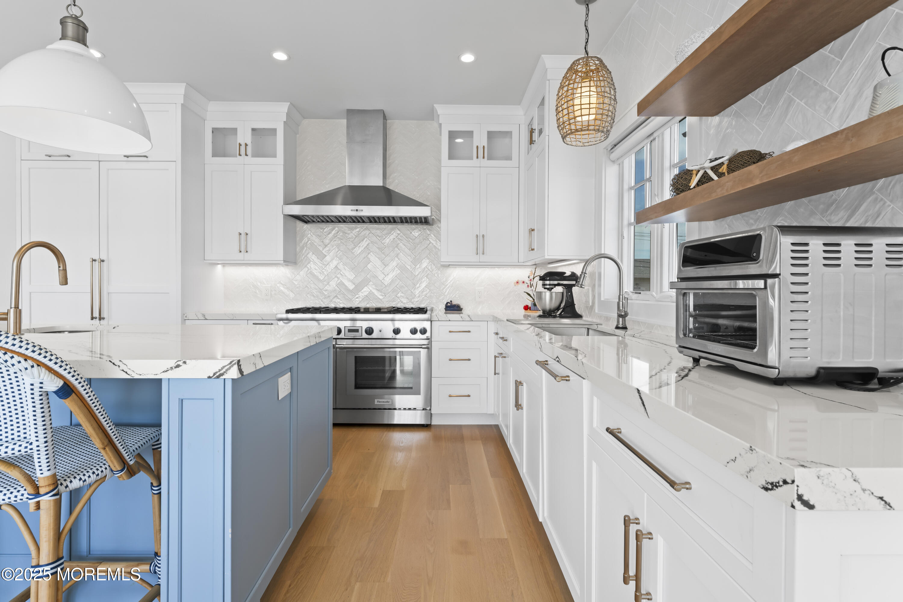 1819 Boat Point Drive Point Pleasant, NJ 08742 - Photo 8 of 48 a kitchen with stainless steel appliances granite countertop a stove a sink and a refrigerator
