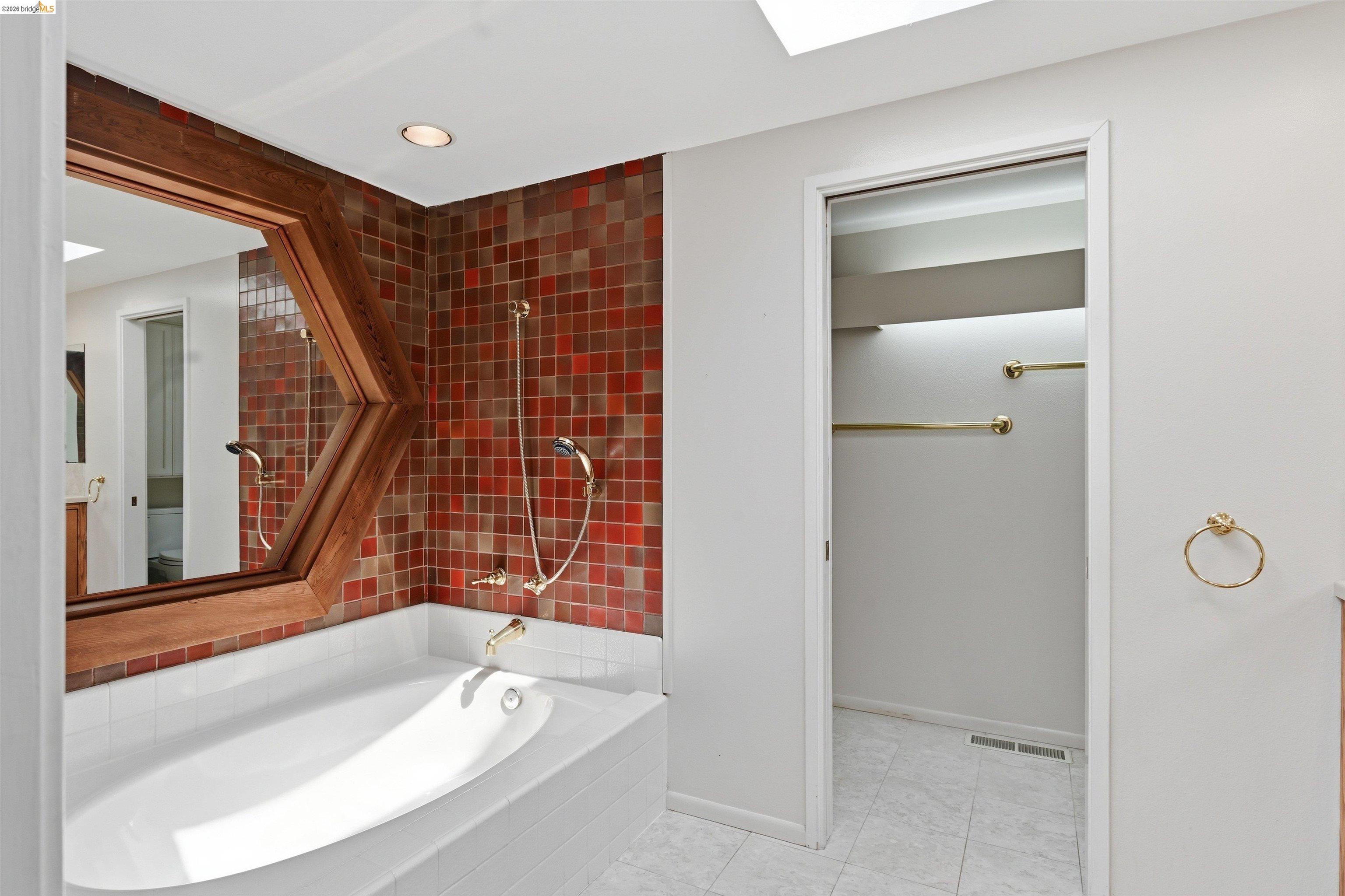 1925 Piper Ridge Court Walnut Creek, CA 94597 - Photo 15 of 27 Bathroom with tiled shower / bath and recessed lighting