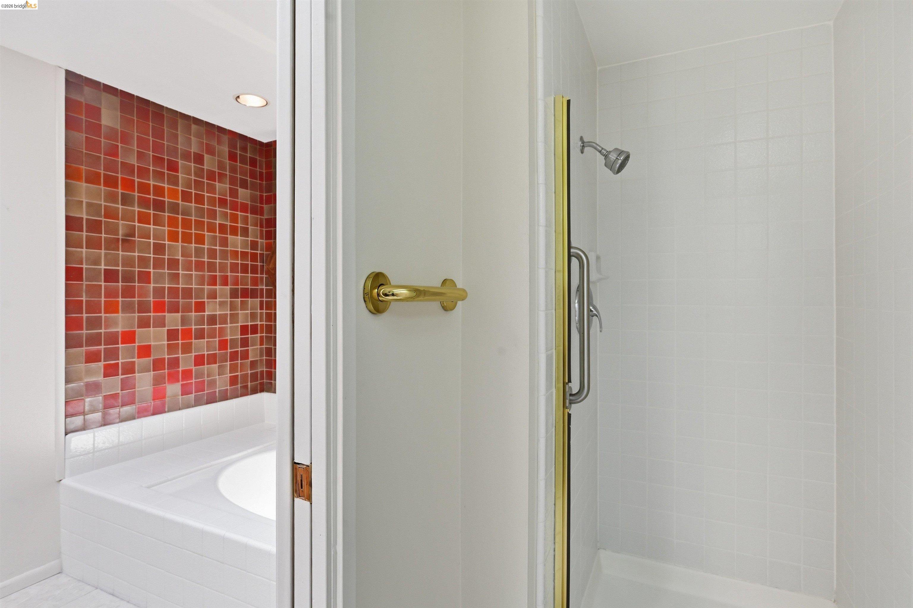 1925 Piper Ridge Court Walnut Creek, CA 94597 - Photo 16 of 27 Full bath featuring a bath and a stall shower