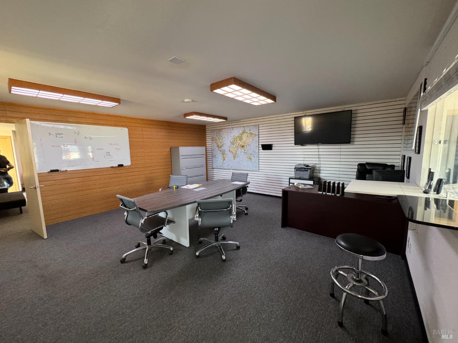 3753 Santa Rosa Avenue, Unit B Santa Rosa, CA 95407 - Photo 22 of 34 a view of a workspace with furniture and a window