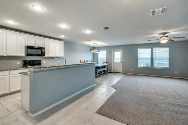 a view of kitchen and window