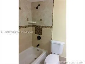 a bathroom with a toilet and a bathtub