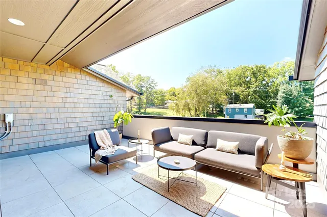 a outdoor living with furniture