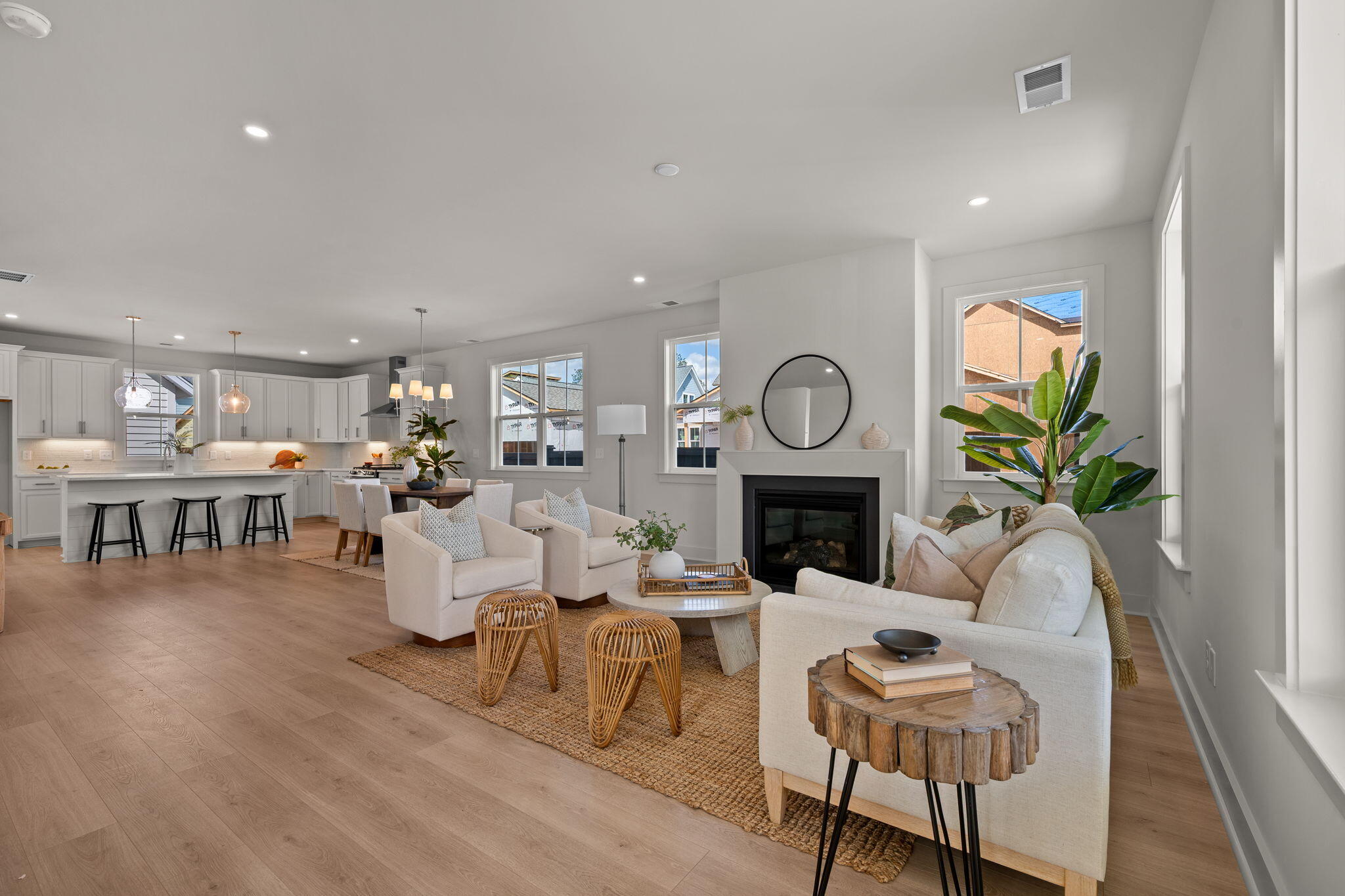 726 Rumbling Leaf Lane, Unit 1486 Summerville, SC 29486 - Photo 4 of 40 Family room with gas fireplace