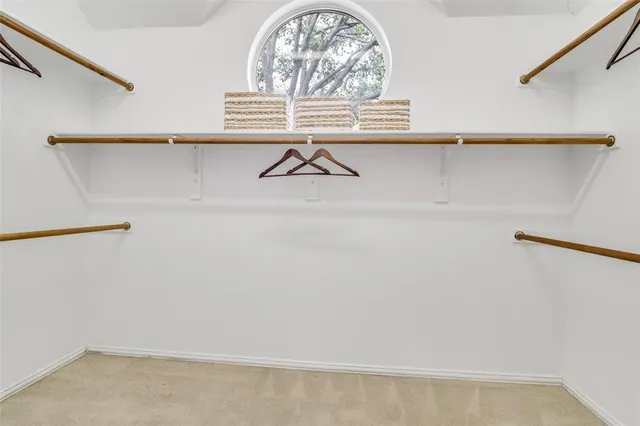 a close up view of racks on the wall