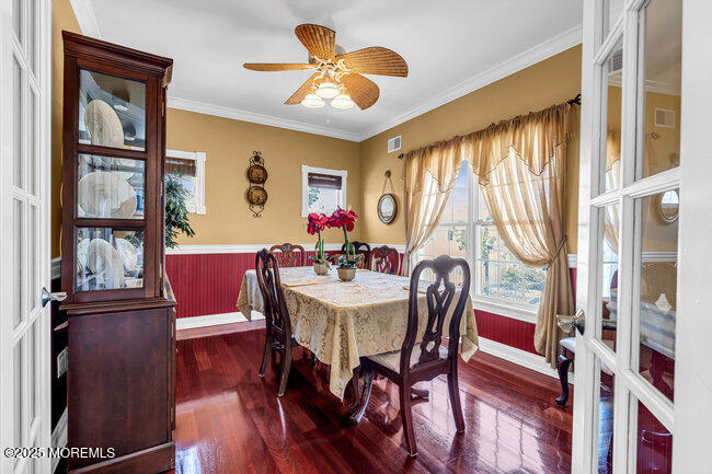 835 Anchor Drive Forked River, NJ 08731 - Photo 70 of 146 a view of a dining room with furniture window and outside view
