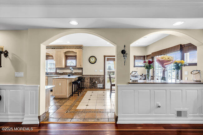 835 Anchor Drive Forked River, NJ 08731 - Photo 99 of 146 a view of living room with granite countertop furniture and fireplace