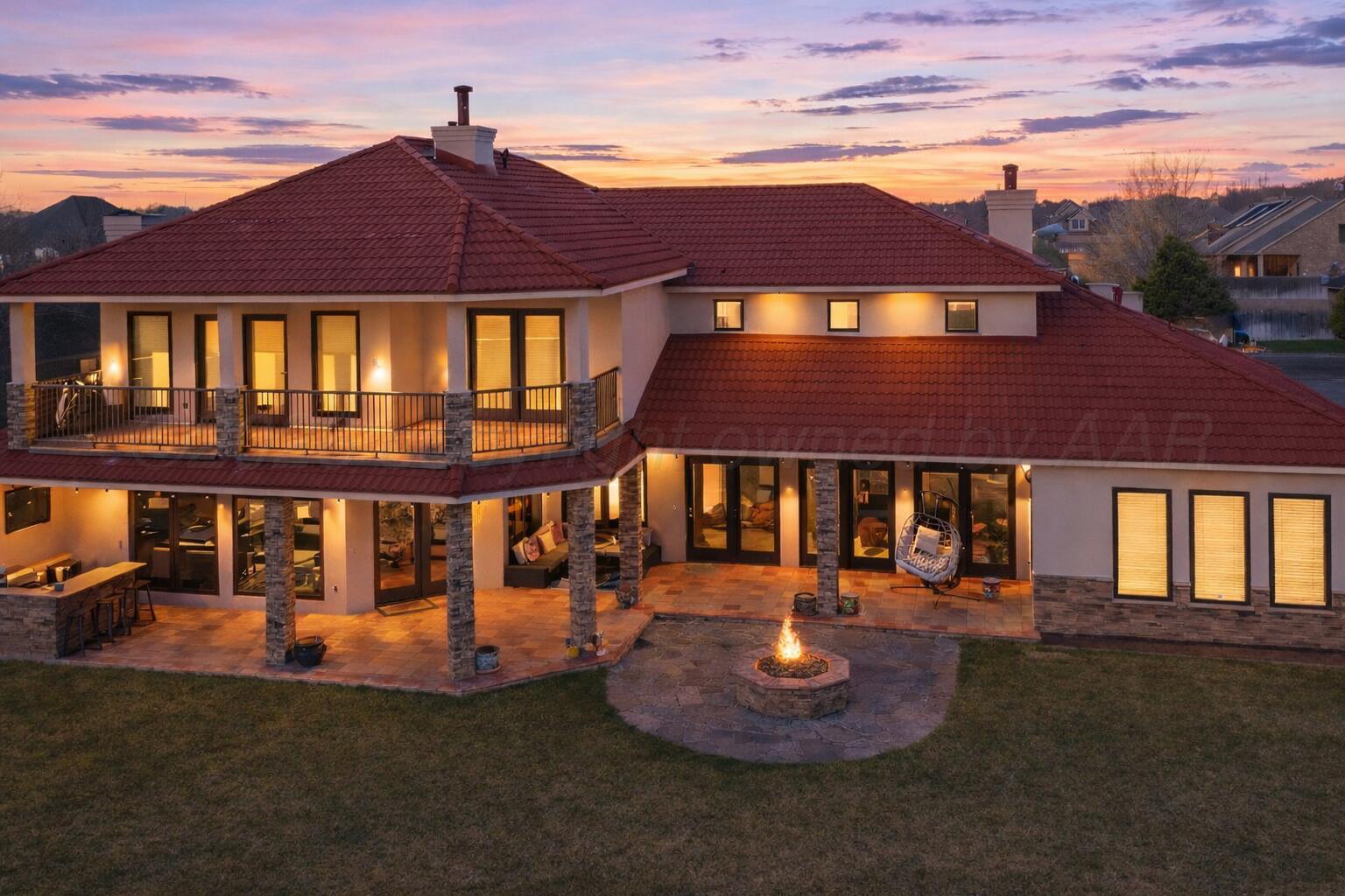 34 Cypress Point Amarillo, TX 79124 - Photo 4 of 58 Back DroneDawn Dusk