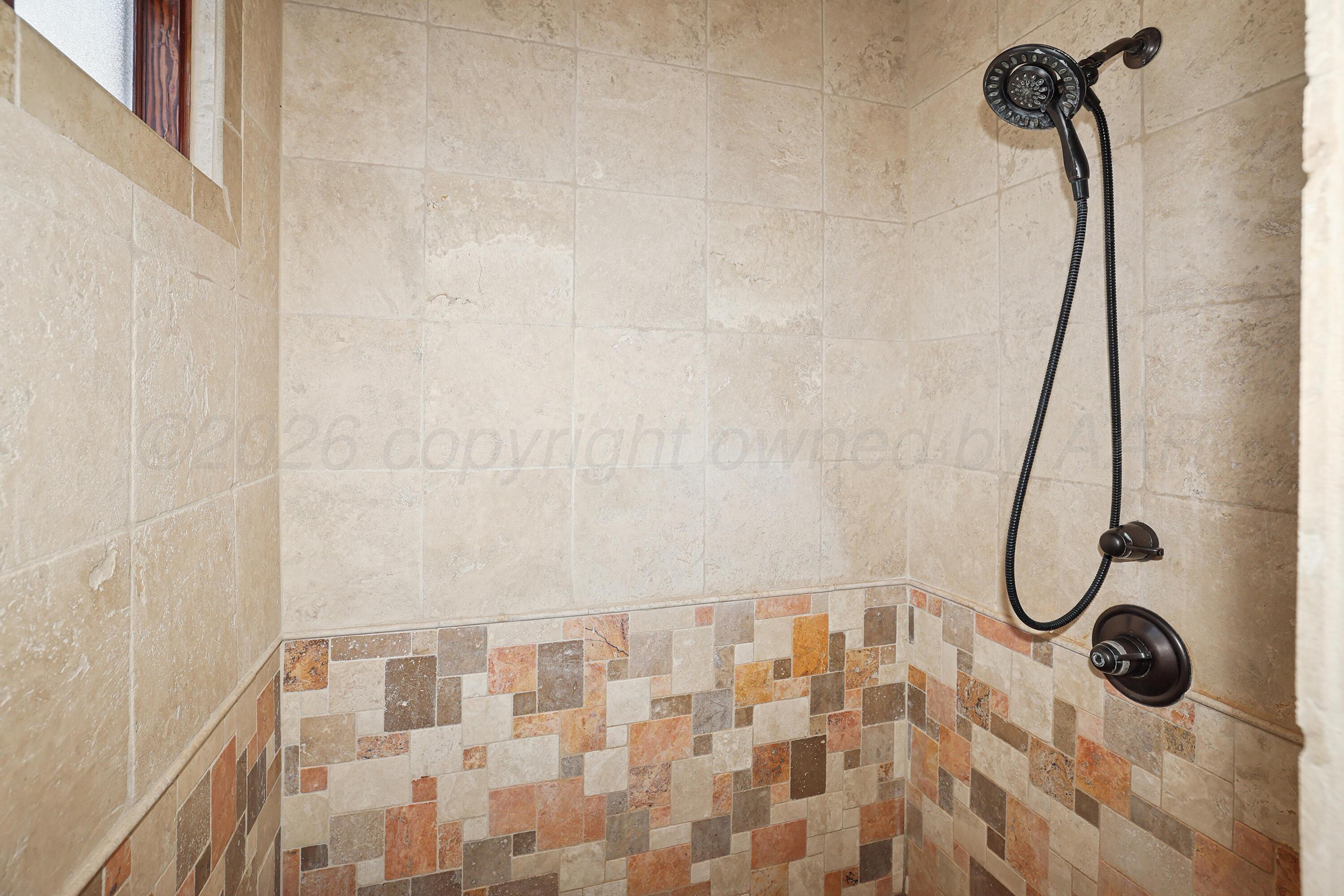 34 Cypress Point Amarillo, TX 79124 - Photo 49 of 58 47-Upstairs Primary Bath Shower