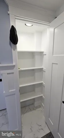 a close view of walk in closet