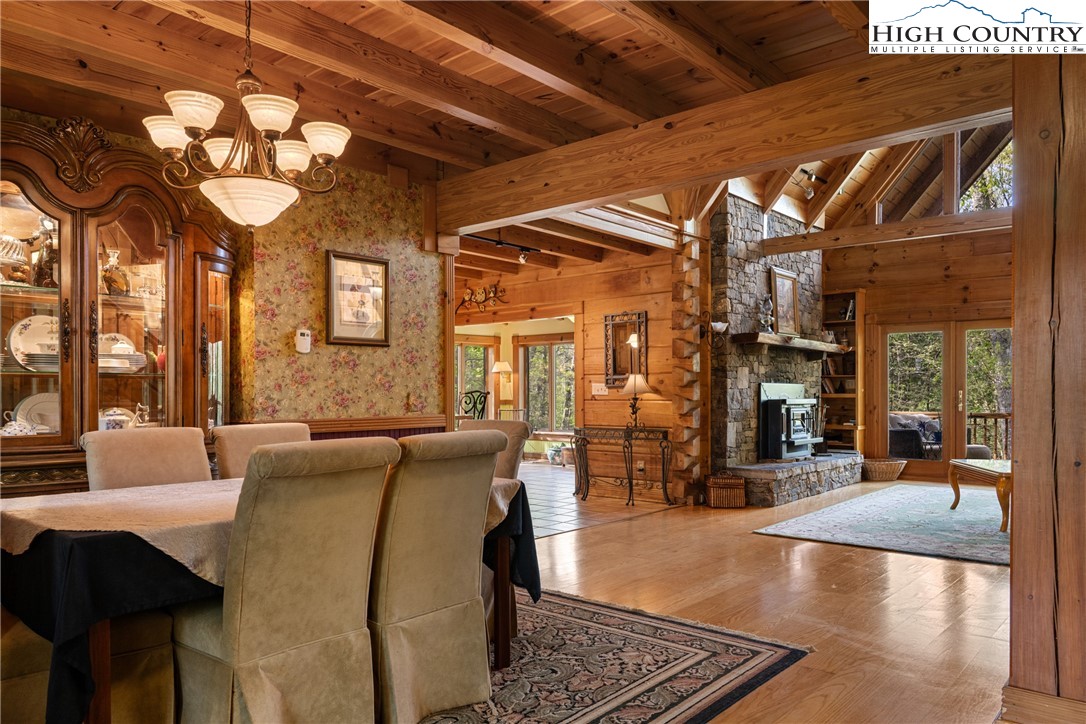 286 B Howell Road Lansing, NC 28643 - Photo 14 of 47 a view of a dining room with furniture