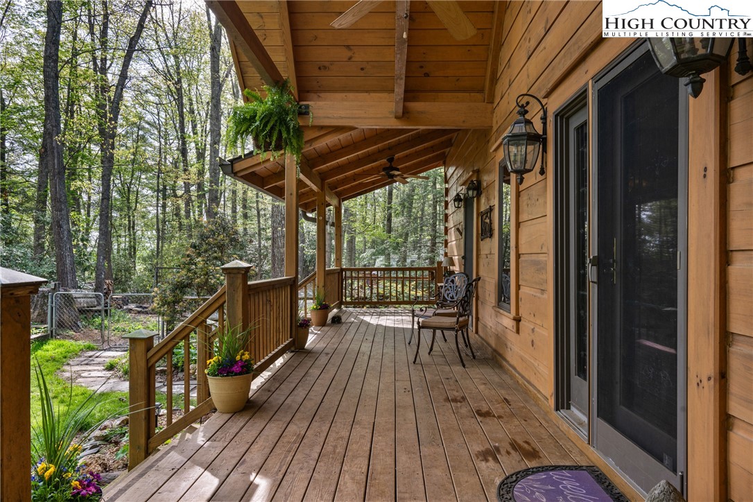 286 B Howell Road Lansing, NC 28643 - Photo 36 of 47 a view of outdoor space with seating space