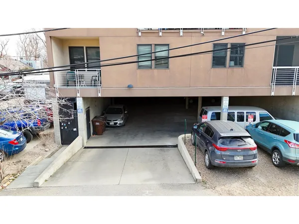 a view of a parking space