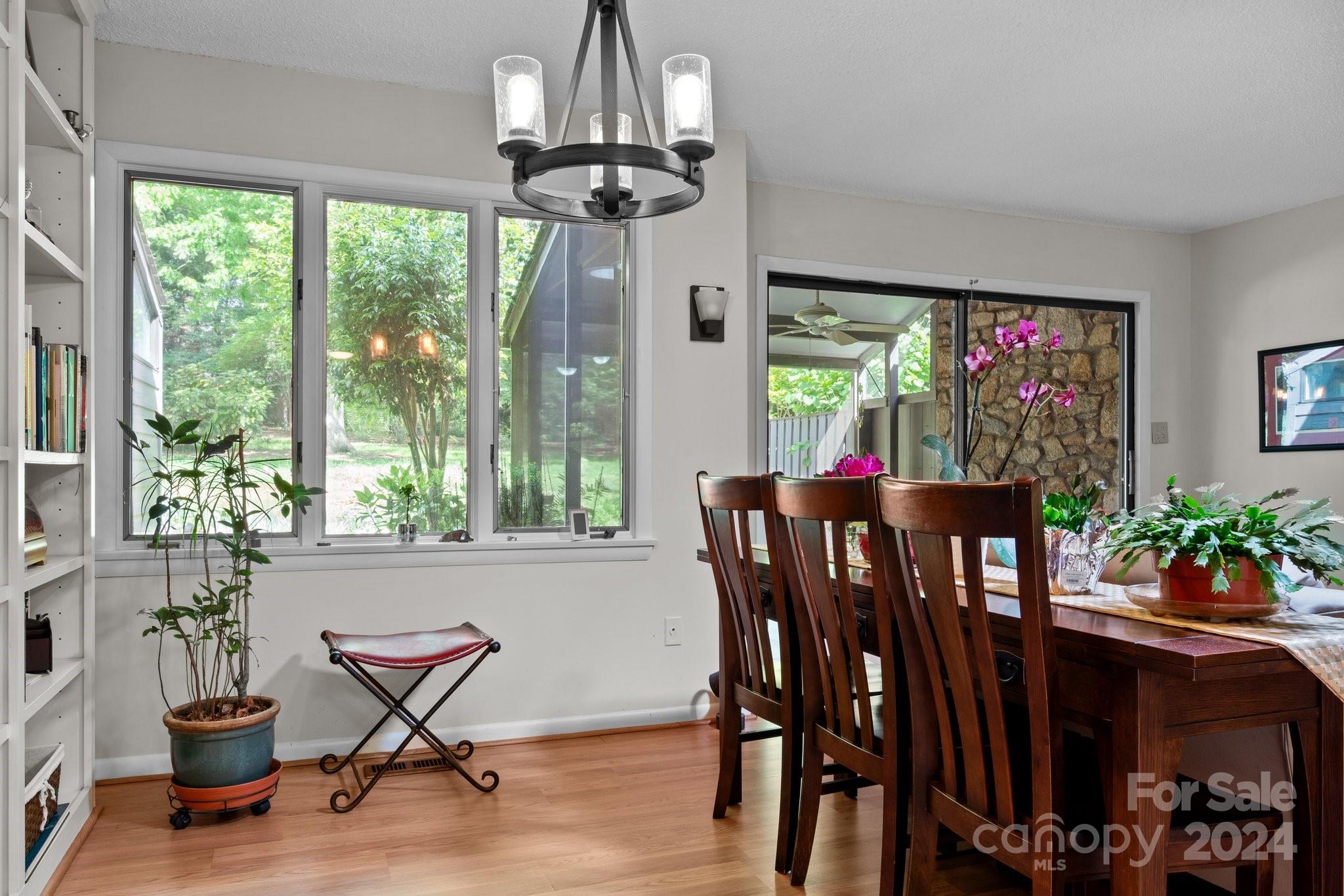 103 Crowfields Drive Asheville, NC 28803 - Photo 8 of 29 a view of a dining room with furniture window and outside view