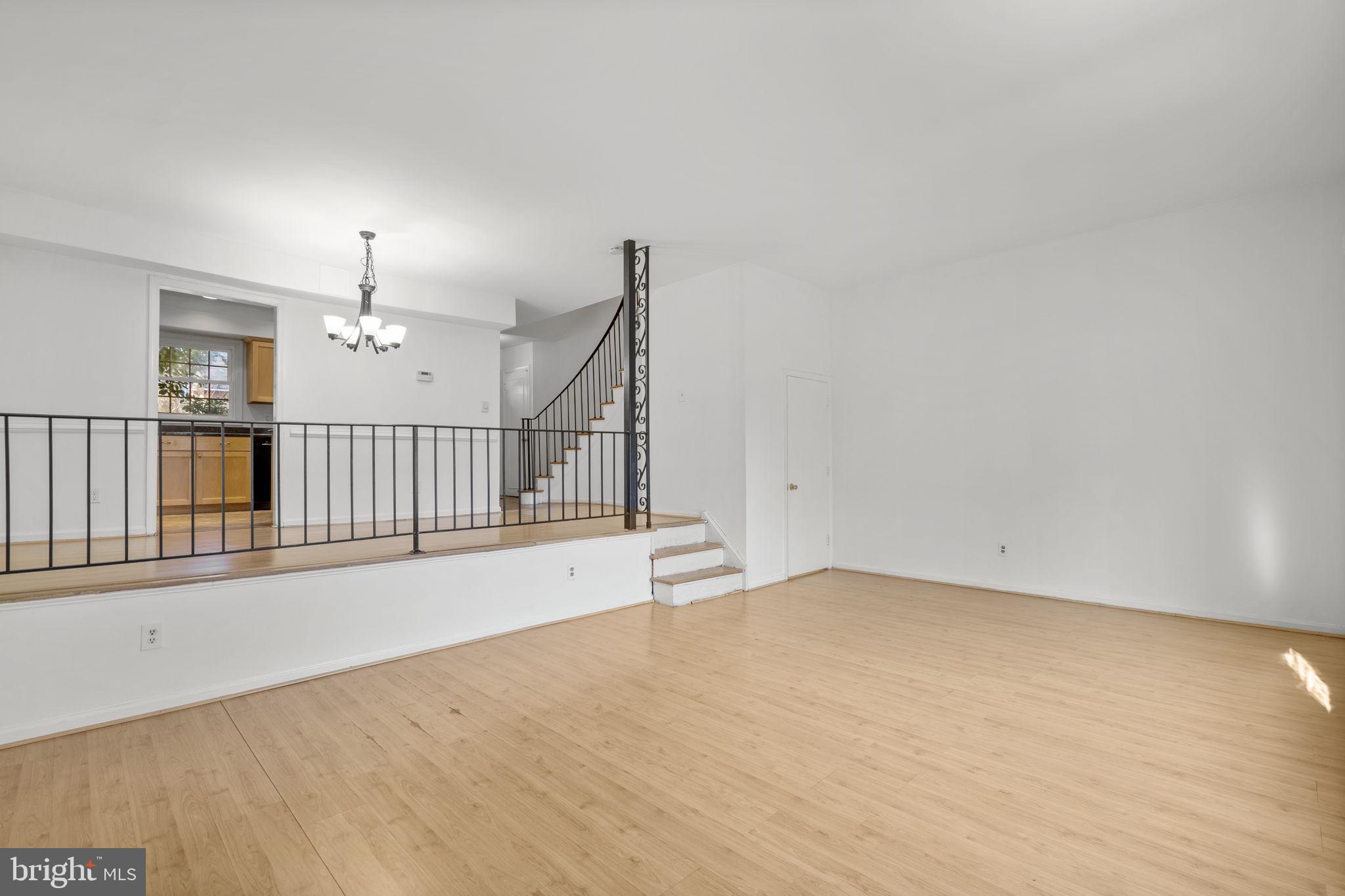 5927 Bayshire Road Springfield, VA 22152 - Photo 5 of 57 Open plan living room with high ceilings