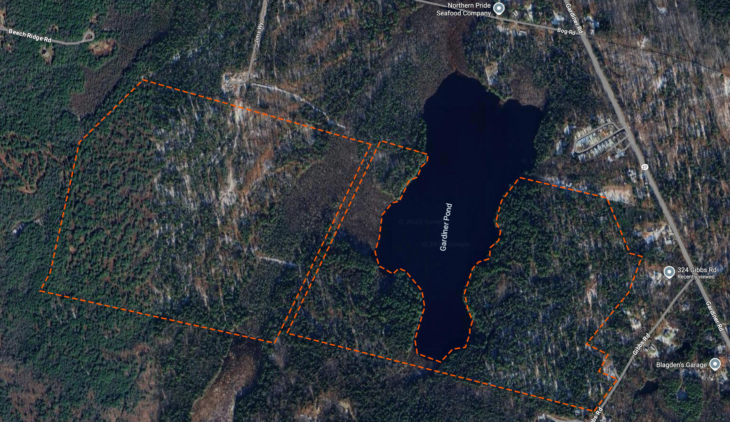 Lot 15-40 Gibbs Road Wiscasset, ME 04578 - Photo 2 of 107 Lot 8, 15 & 40 Gardiner Pond Overlay