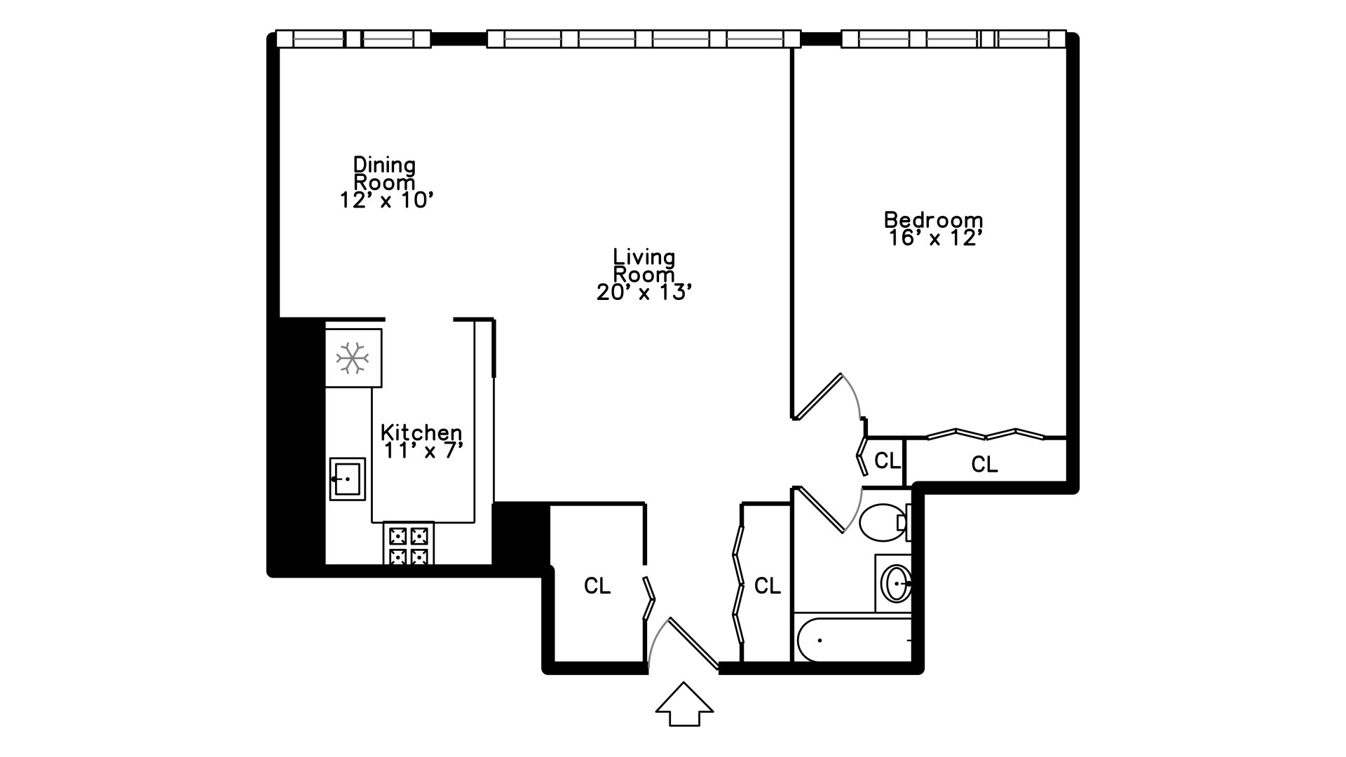 655 West Irving Park Road, Unit 2112 Chicago, IL 60613 - Photo 17 of 17 a picture of a wall with a white wall and a painting