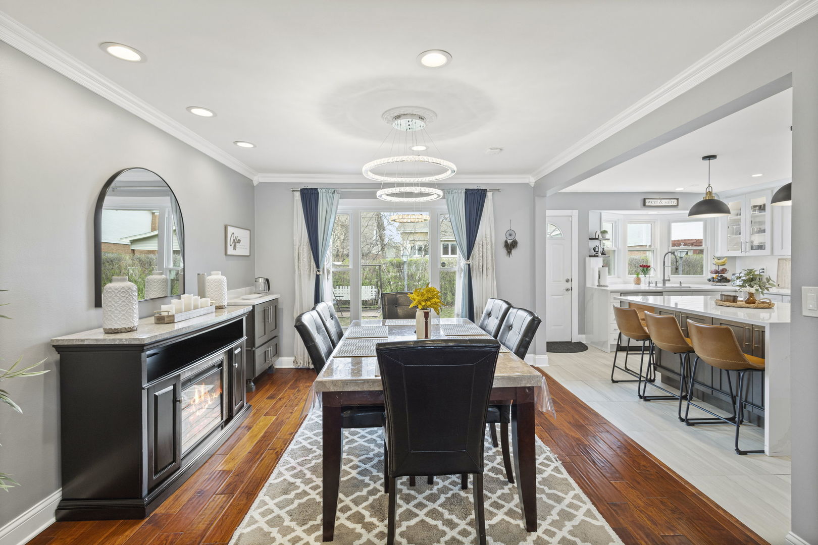 1600 Birch Street Park Ridge, IL 60068 - Photo 12 of 34 a view of a dining room with furniture window and wooden floor