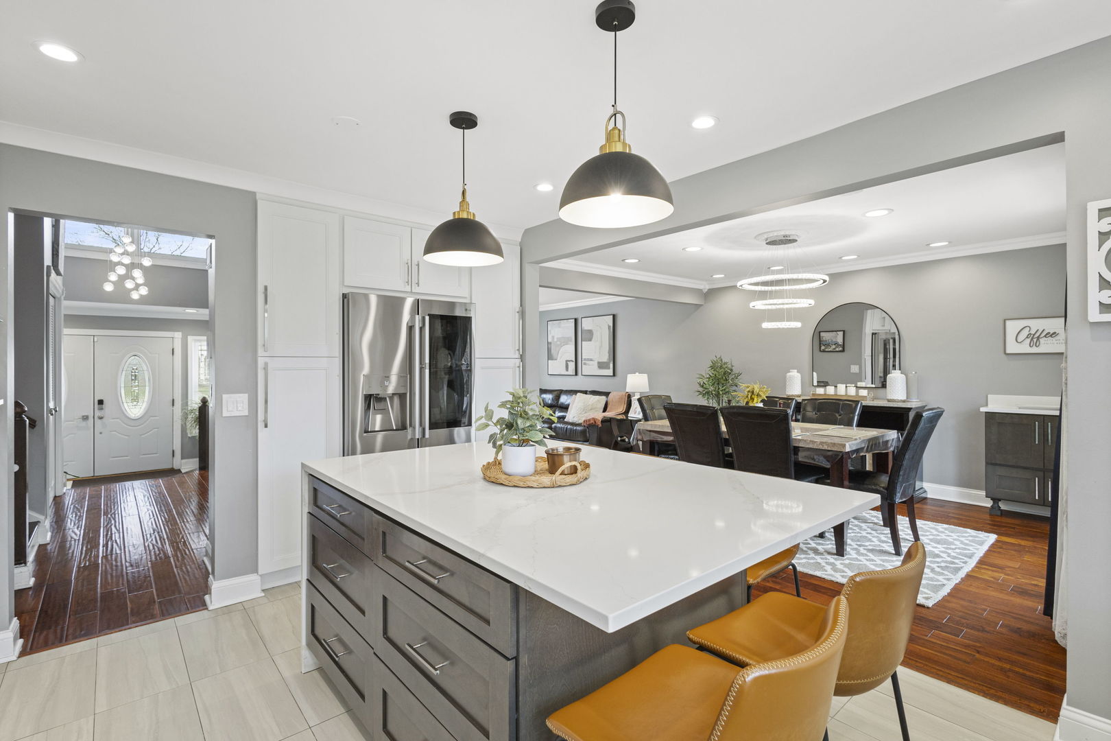 1600 Birch Street Park Ridge, IL 60068 - Photo 10 of 34 a view of a dining room with furniture and wooden floor