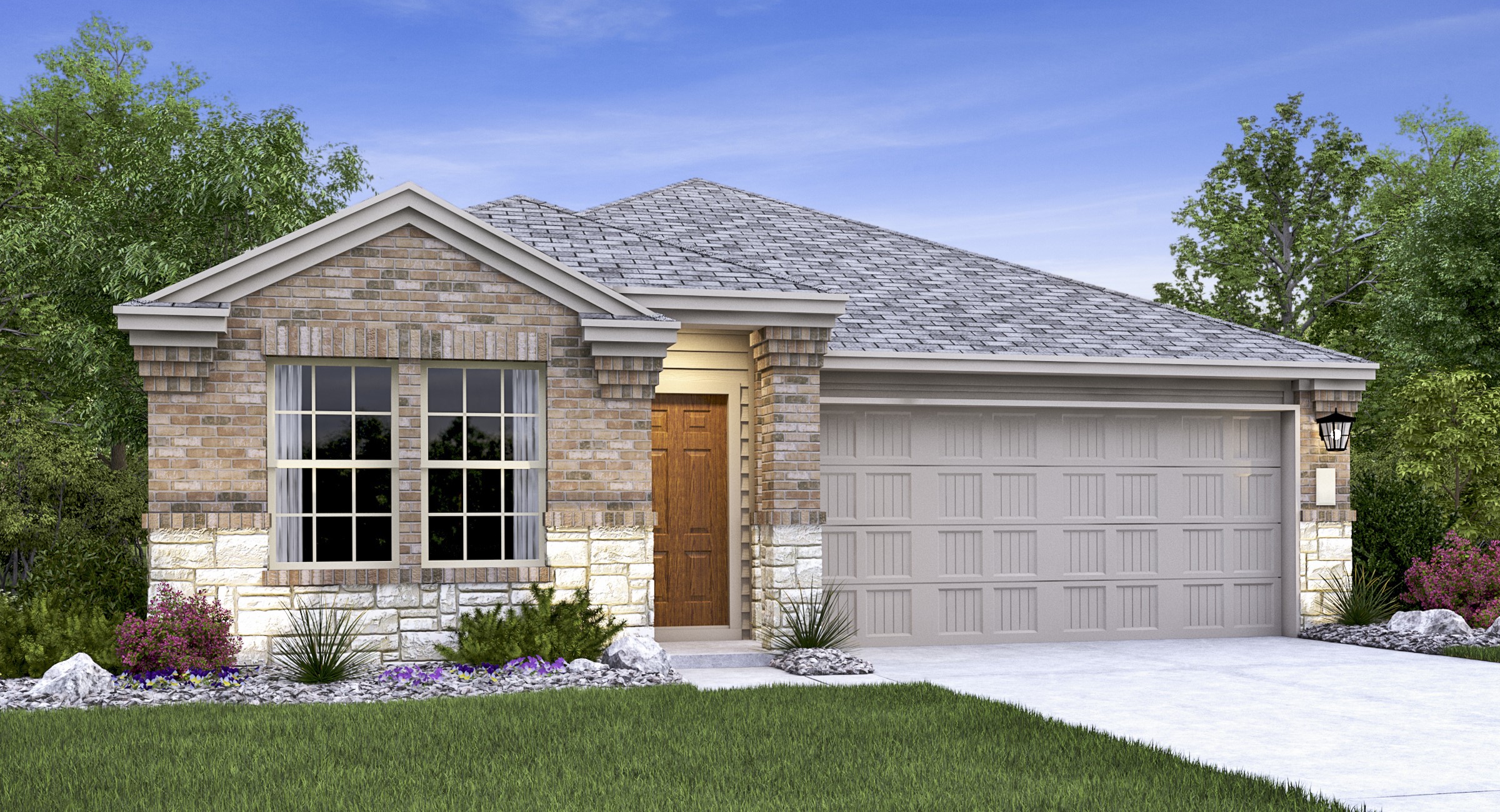 205 Parsons Kyle, TX 78640 - Photo 1 of 19 front view of a house with a yard