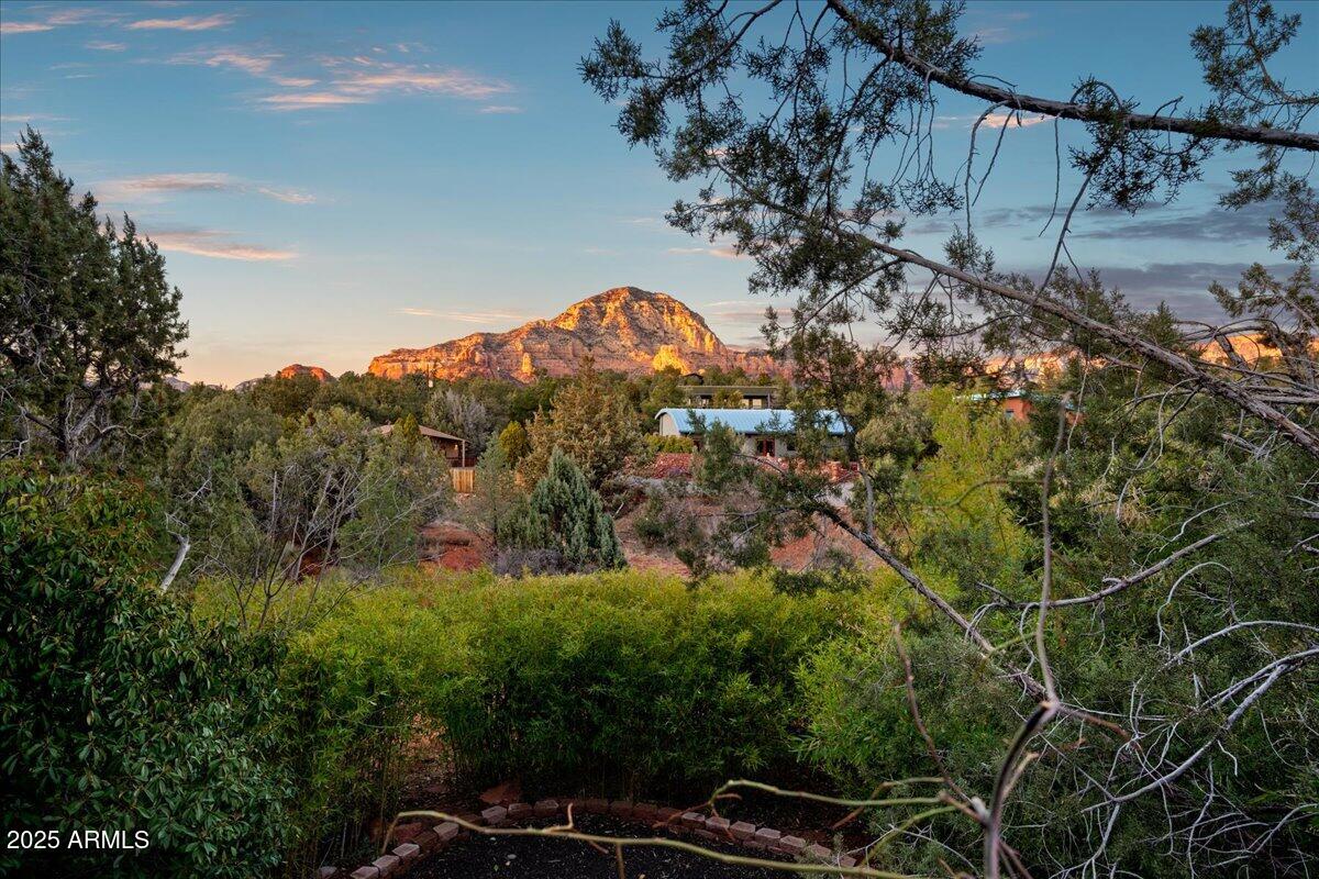 548 El Camino Road Sedona, AZ 86336 - Photo 7 of 65 04-Front Deck Twilight View