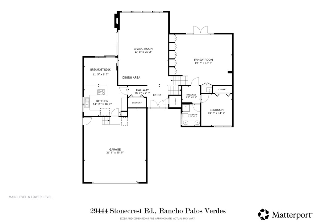 29444 Stonecrest Road Rancho Palos Verdes, CA 90275 - Photo 30 of 33 a picture of floor plan