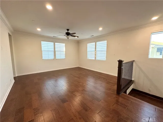 a view of an empty room