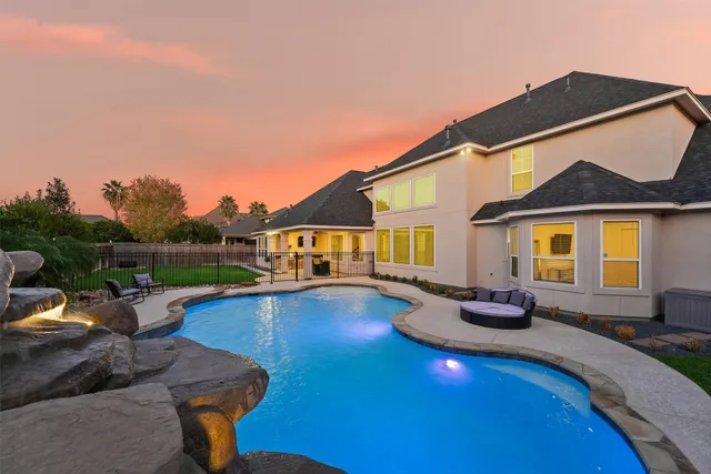 a view of a house with pool