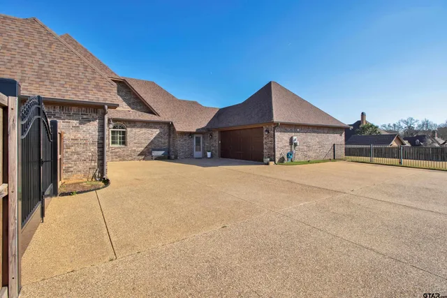 a house with trees in front of it