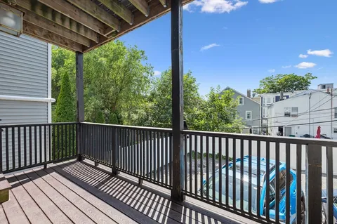 a view of a roof deck