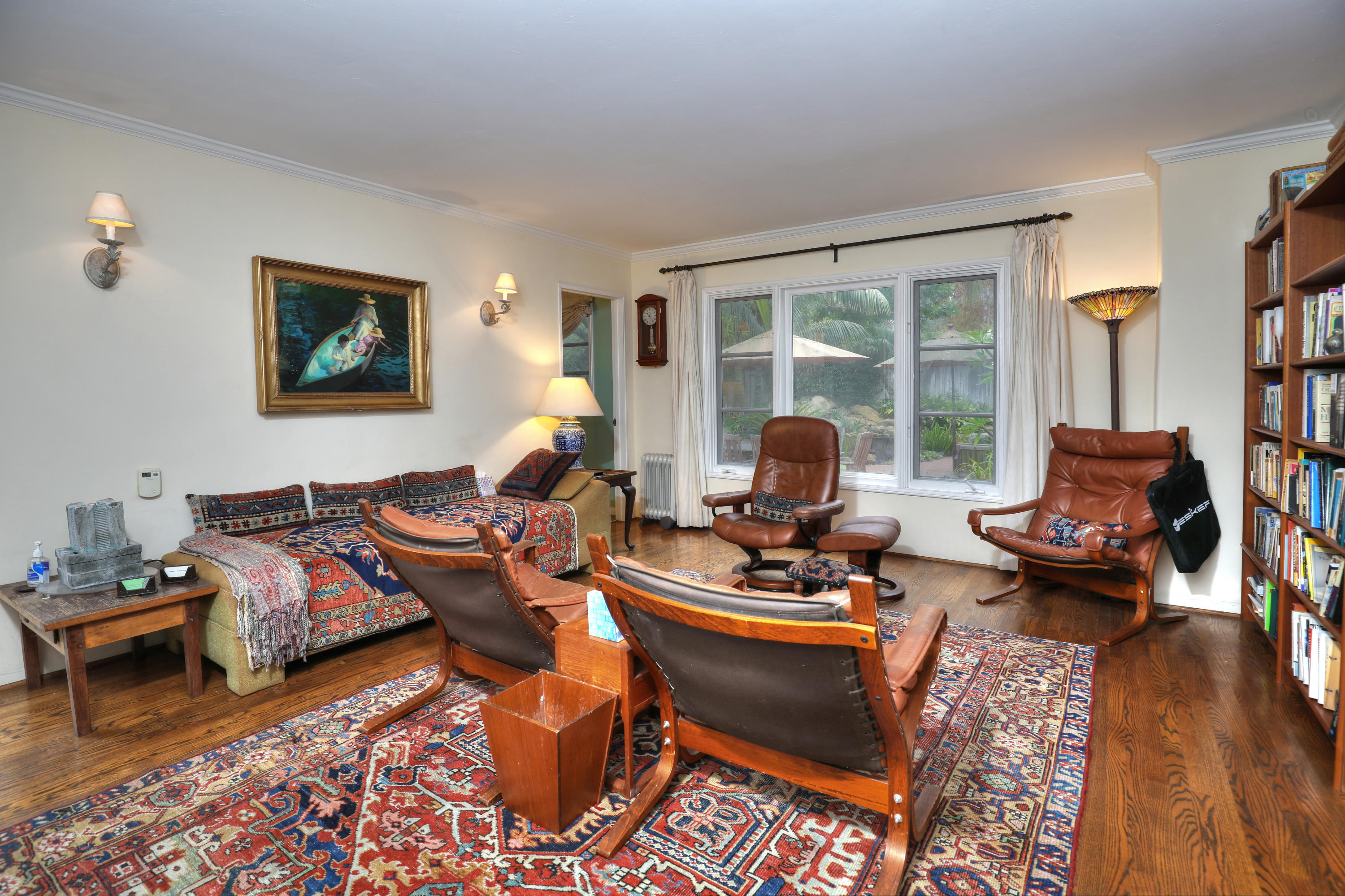 189 Hermosillo Road Montecito, CA 93108 - Photo 14 of 23 a living room with furniture and a wooden floor