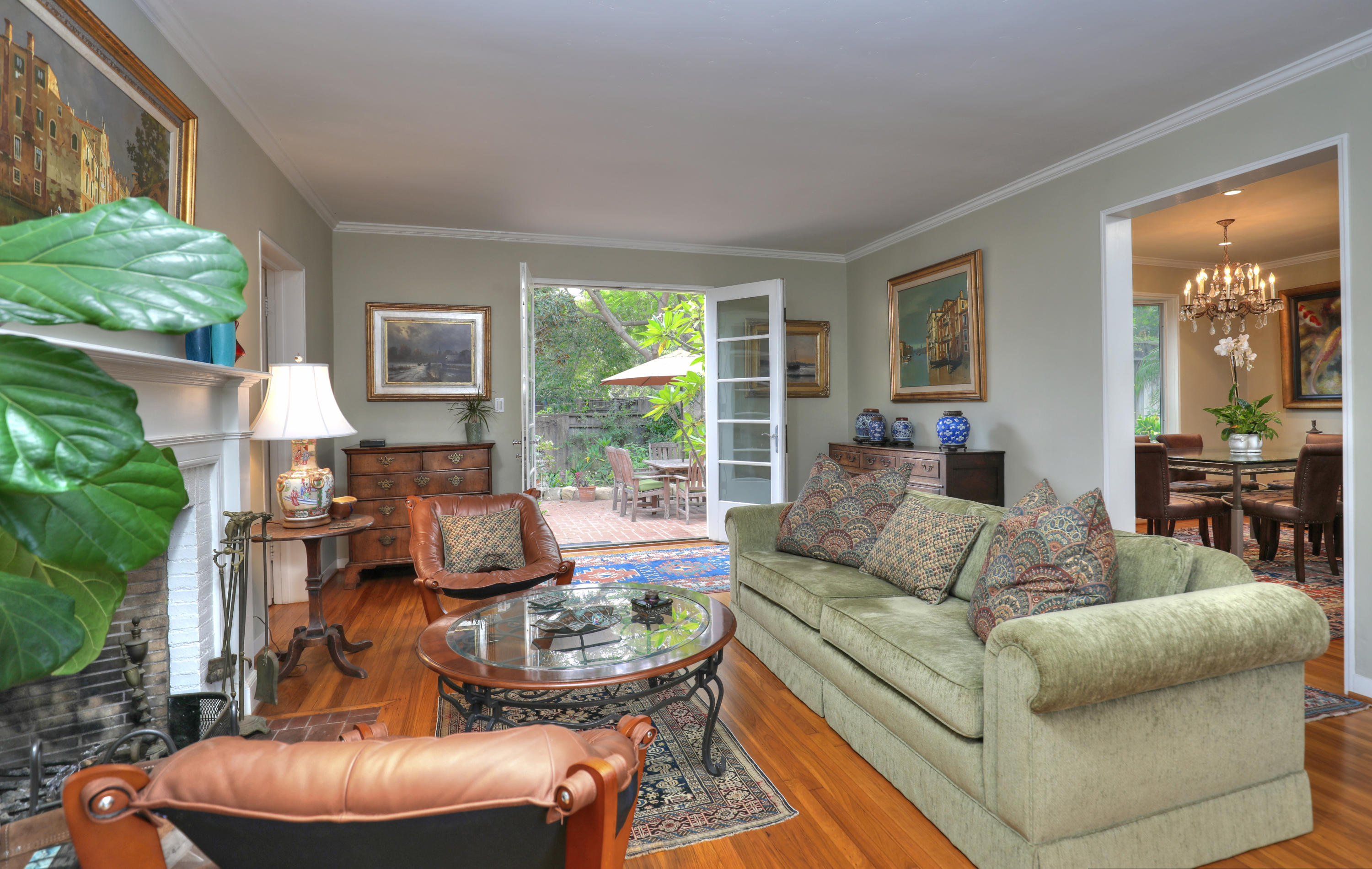 189 Hermosillo Road Montecito, CA 93108 - Photo 7 of 23 a living room with furniture and a large window