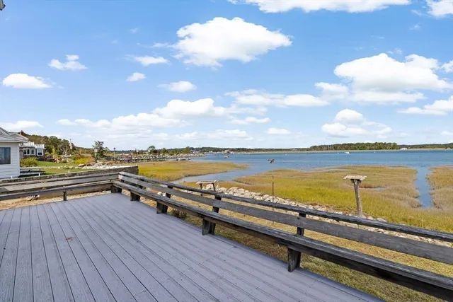 a view of an ocean and beach