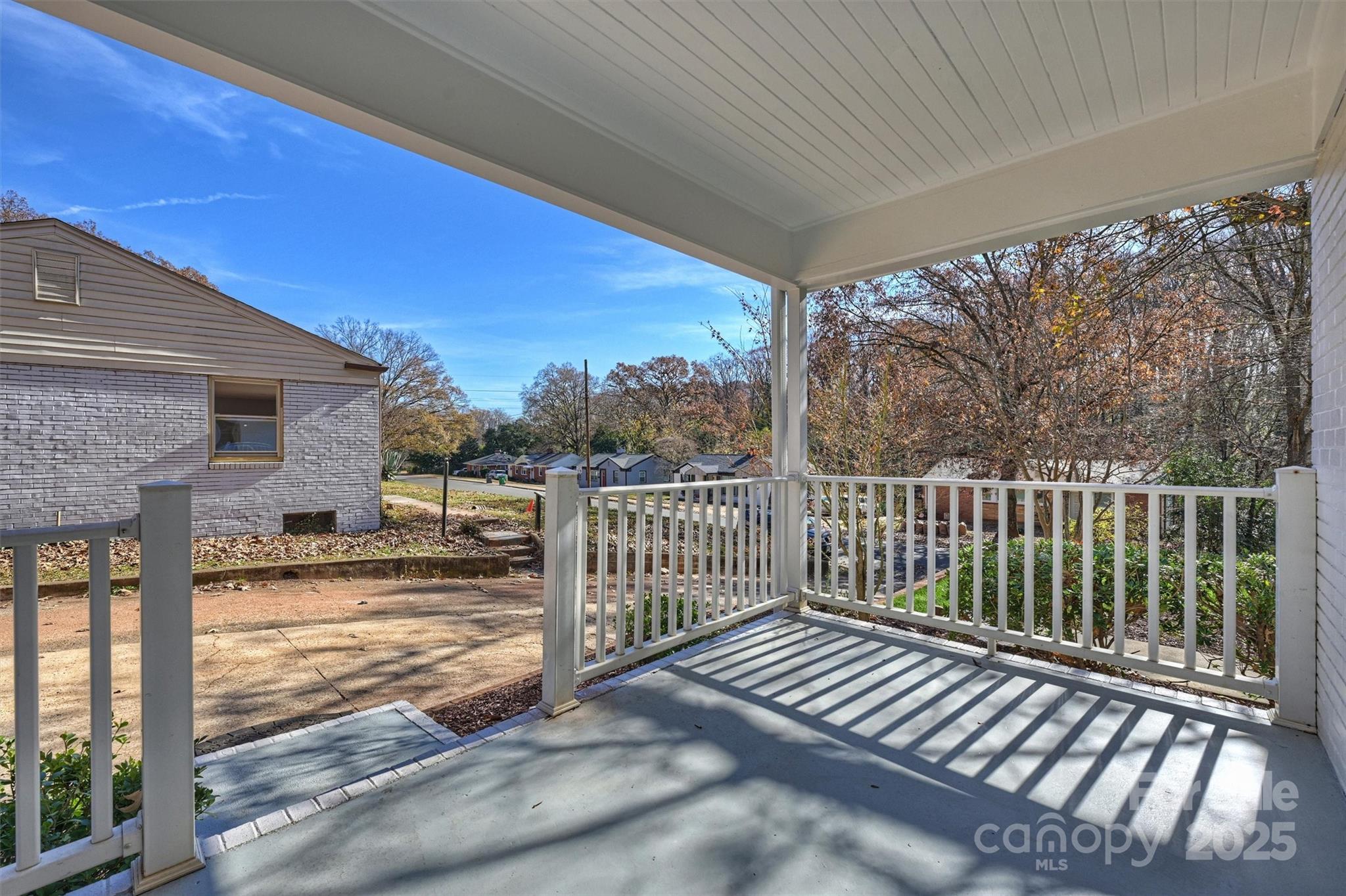 2730 Royston Road Charlotte, NC 28208 - Photo 31 of 40 a view of a balcony with wooden floor