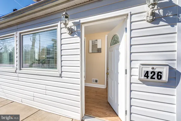 a view of a entryway door front of the house