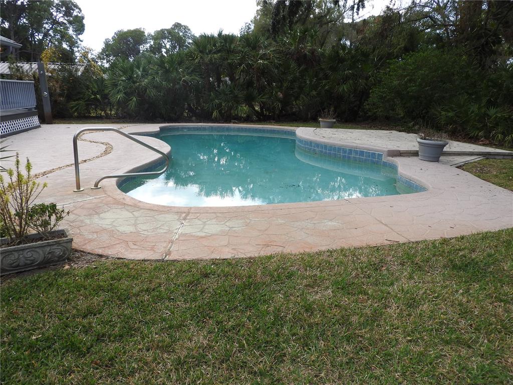 8308 Beasley Road Tampa, FL 33615 - Photo 13 of 49 a view of a swimming pool with a yard