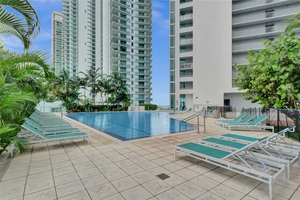 a building view with a outdoor space
