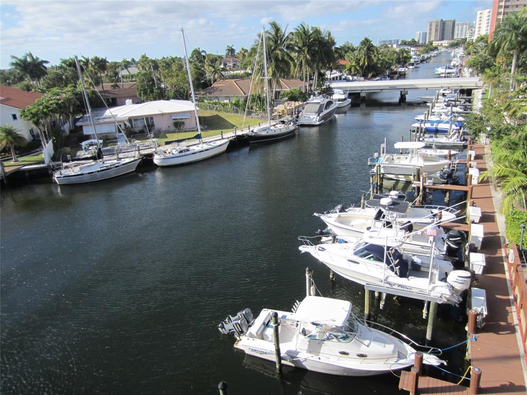 1421 South Ocean Boulevard, Unit 206 Pompano Beach, FL 33062 - Photo 27 of 40 a view of a lake with boats in a lake