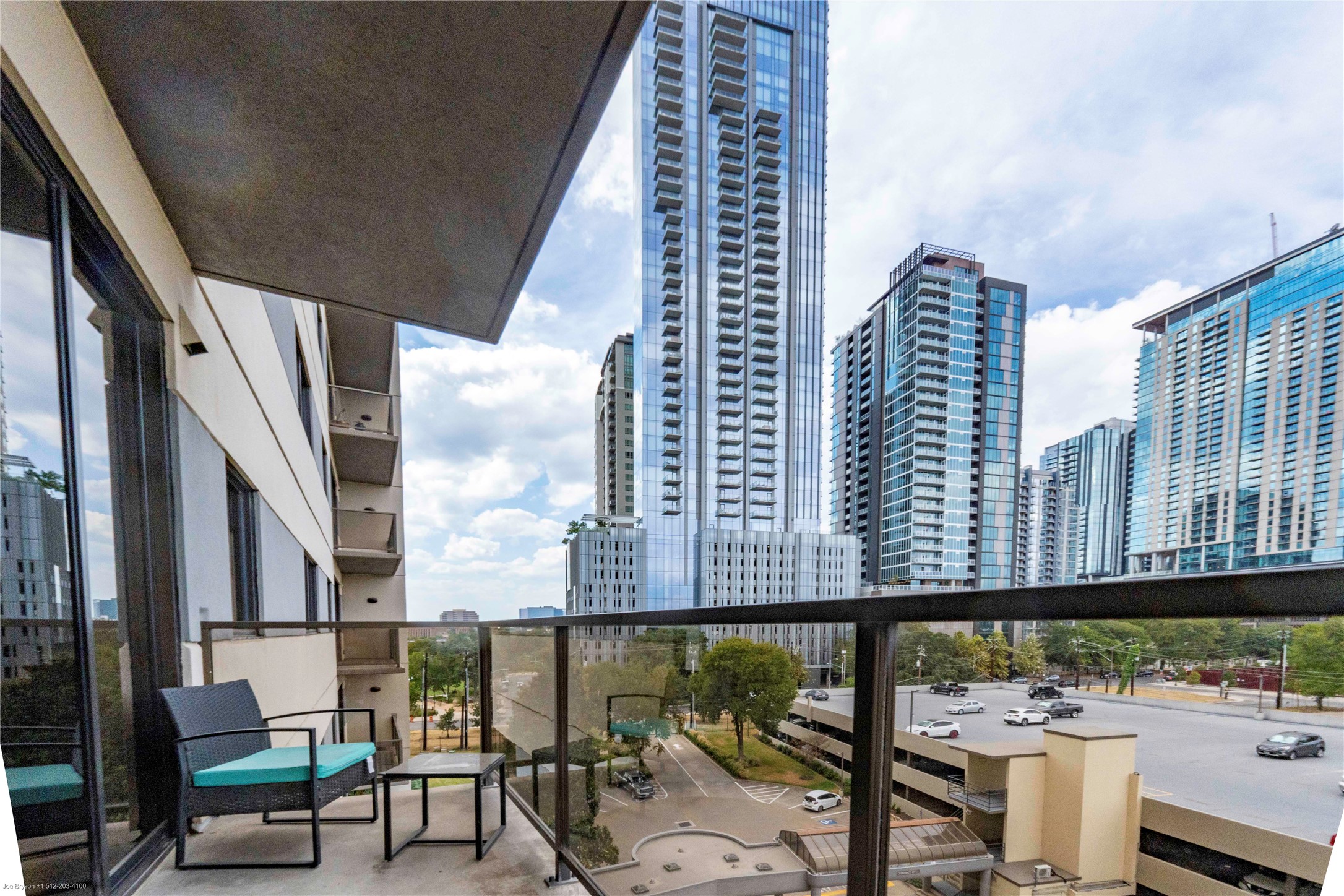 40 North Interstate Highway 35, Unit 6C1 Austin, TX 78701 - Photo 8 of 37 a view of balcony with wooden floor