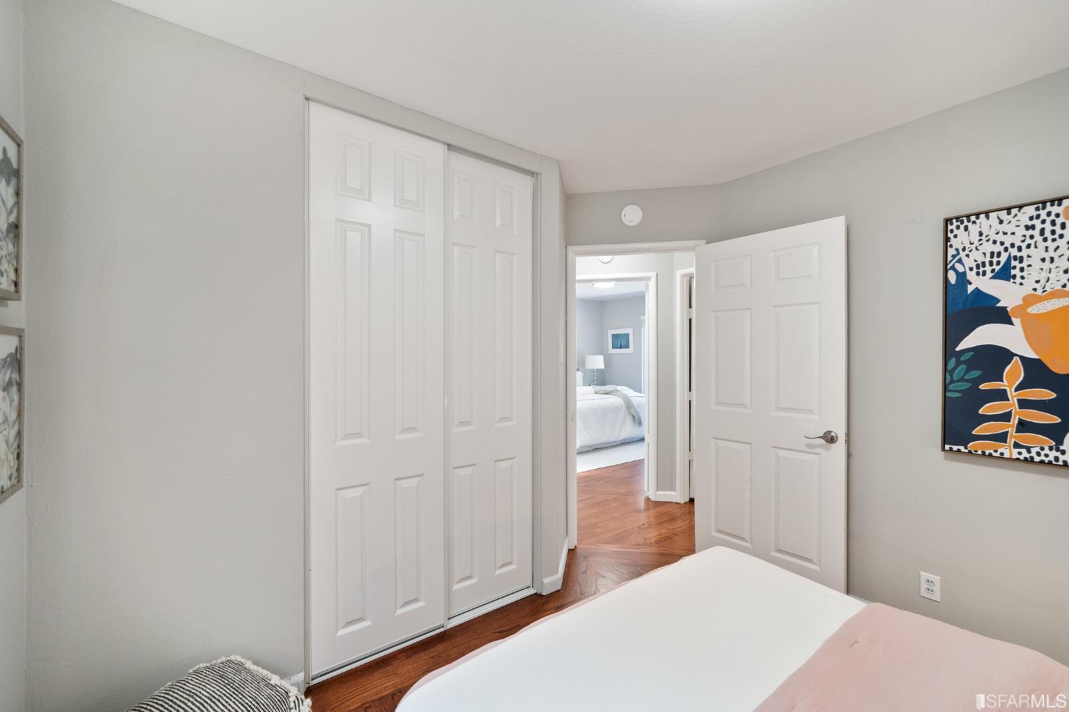 67 Marshall Way Daly City, CA 94014 - Photo 34 of 42 a bedroom with a bed and hallway