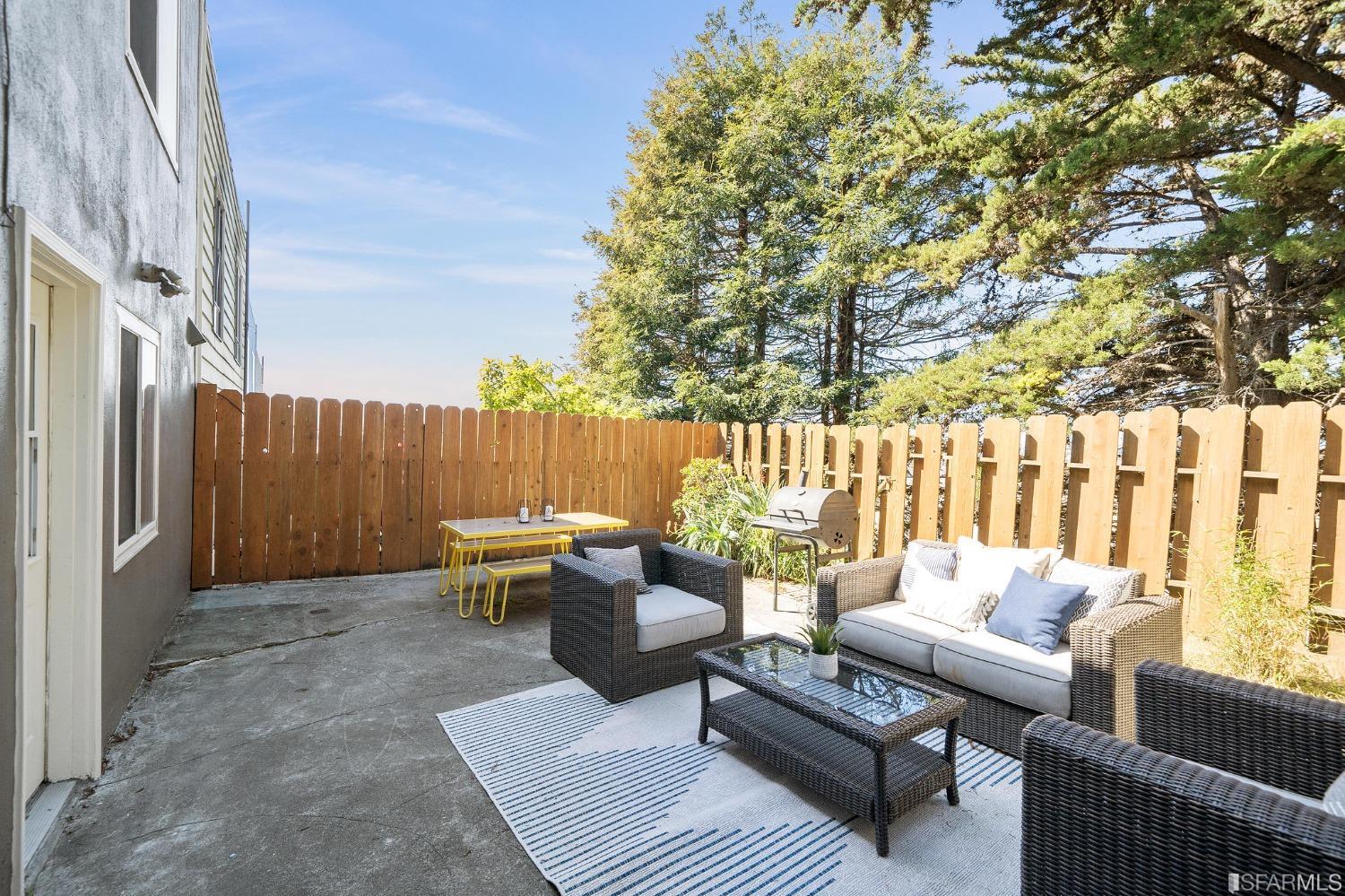 67 Marshall Way Daly City, CA 94014 - Photo 38 of 42 a view of a couches in the back yard of the house