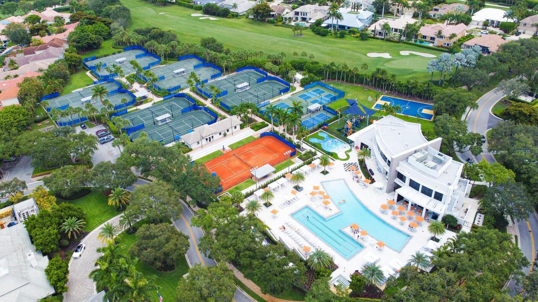 7351 Valencia Drive Boca Raton, FL 33433 - Photo 37 of 39 an aerial view of residential houses with outdoor space and street view