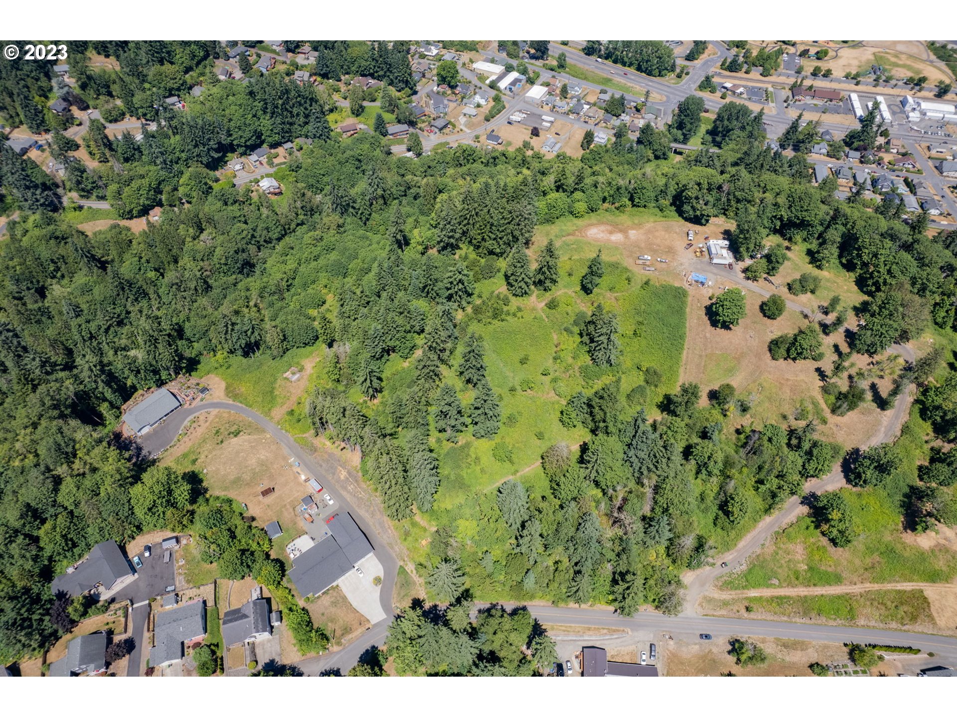Debast Road Rainier, OR 97048 - Photo 13 of 16 an aerial view of a house with a yard