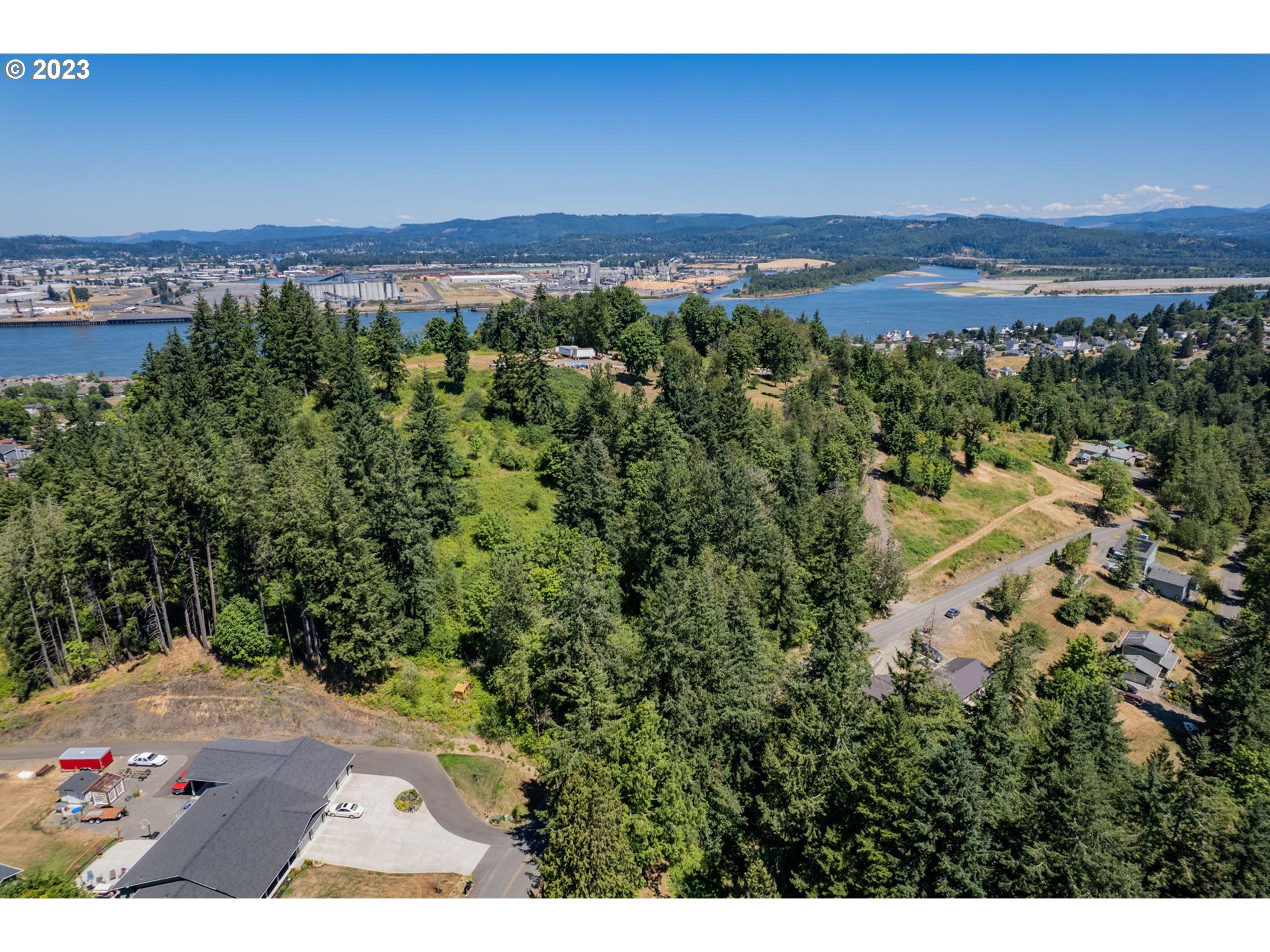 Debast Road Rainier, OR 97048 - Photo 9 of 16 a view of an outdoor space and a lake view