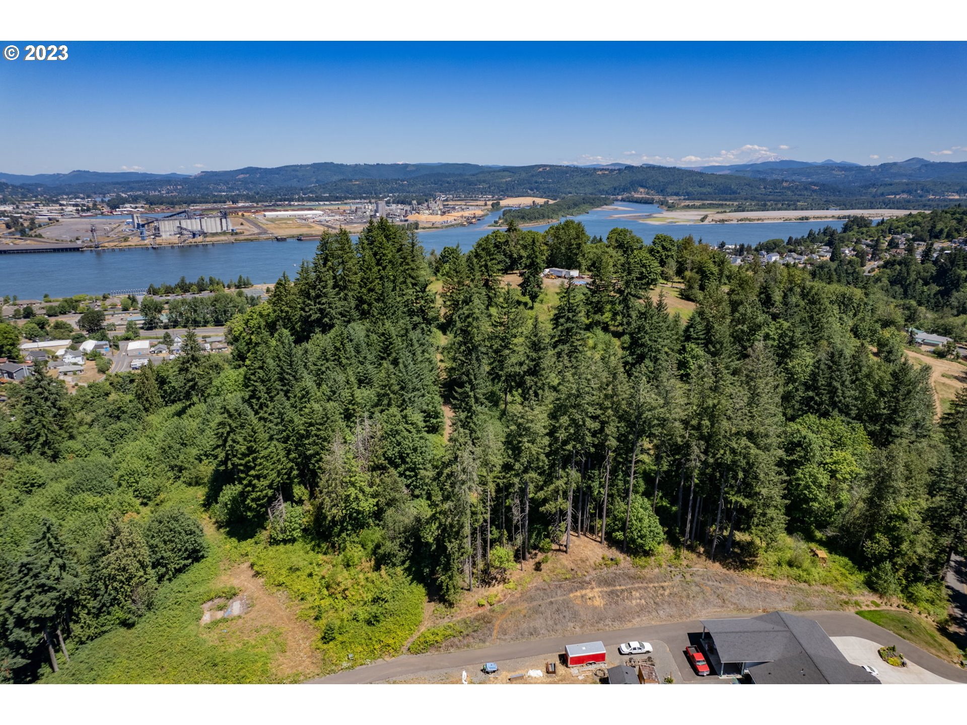 Debast Road Rainier, OR 97048 - Photo 10 of 16 a view of an outdoor space with mountain view
